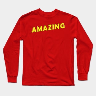 Illustration Typography Long Sleeve T-Shirt